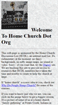 Mobile Screenshot of home-church.org